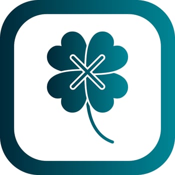 Clover Vector Icon Design