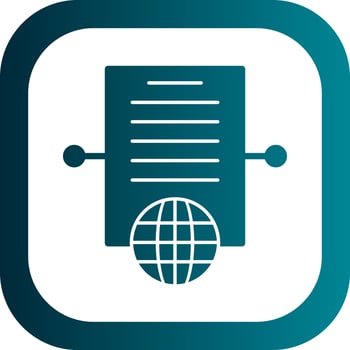 Binding Corporate Rules Vector Icon Design