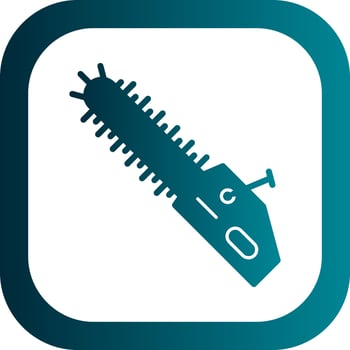 Chainsaw Vector Icon Design