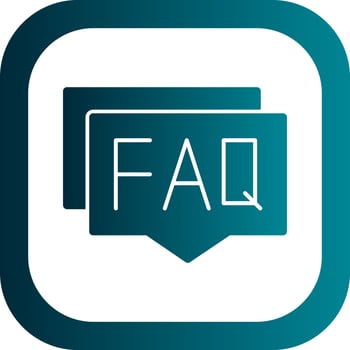 Faq Vector Icon Design