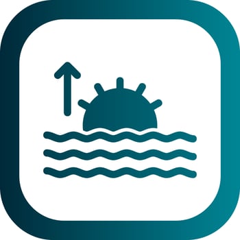 Sunrise Vector Icon Design