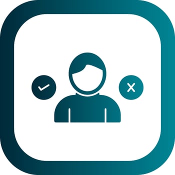 Decision Making Vector Icon Design