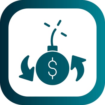 Debt Vector Icon Design