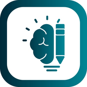 Creative Brain Vector Icon Design