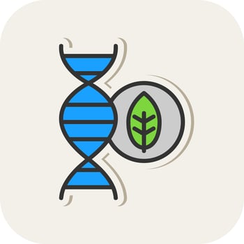 Computational Biology Vector Icon Design