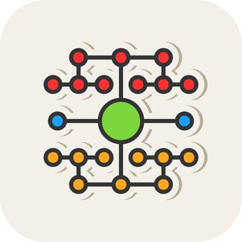Concept Map Vector Icon Design