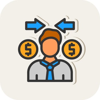 Broker Vector Icon Design