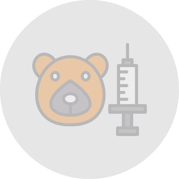 Genetic Modification Animals Vector Icon Design