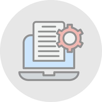 Business Automation Vector Icon Design