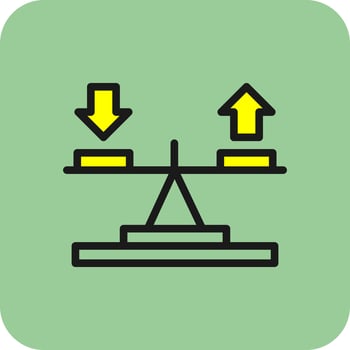 Balance Vector Icon Design
