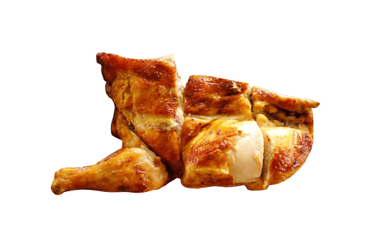 Yellow grilled chicken png