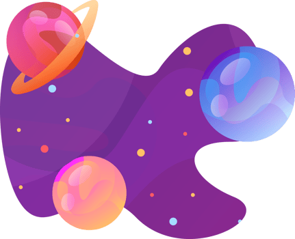 Space Galaxy Planets png