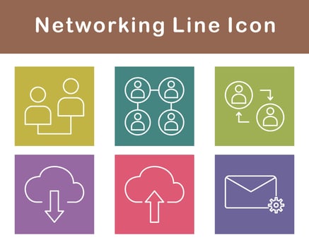 Networking Vector Icon Set