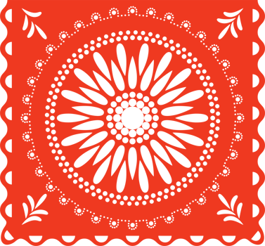 Mexican Papel picado, Fiesta decorations in Cinco de mayo Festival, Red color party flag PNG