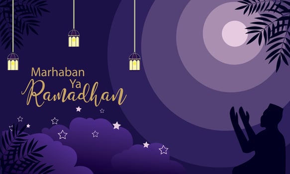 Realistic illustration of a Muslim boy in Salah position vector