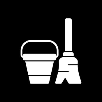 Cleaning Tools Vector Icon Design