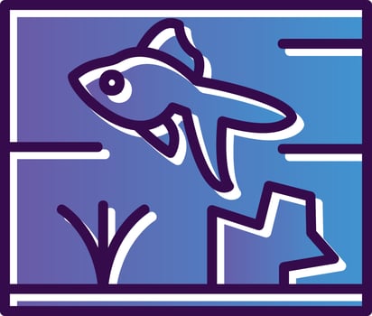 Aquarium Vector Icon Design