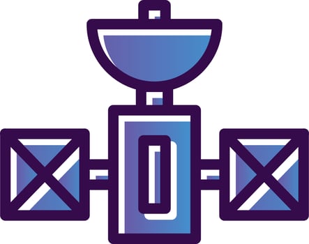 Satellite Vector Icon Design