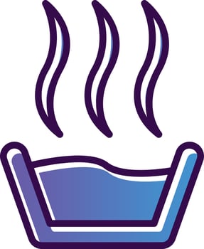 Steam Vector Icon Design