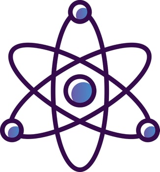 Atom Vector Icon Design