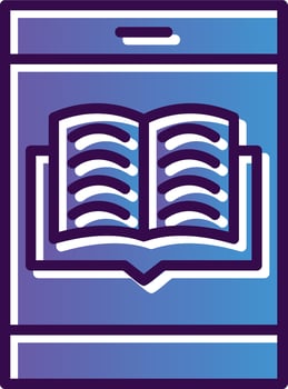 Elearning Vector Icon Design