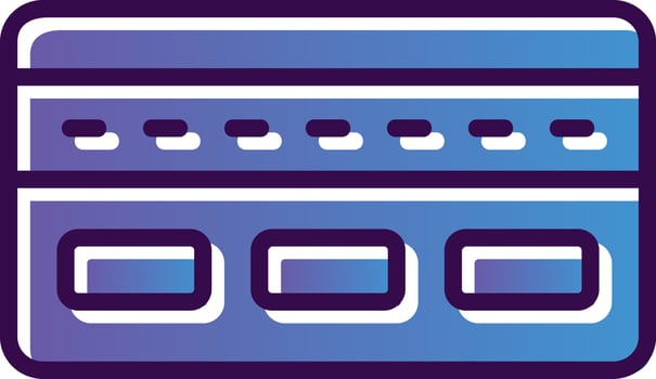 Credit Card Vector Icon Design