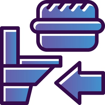 Eating Disorder Vector Icon Design