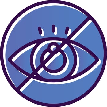 Blind Vector Icon Design