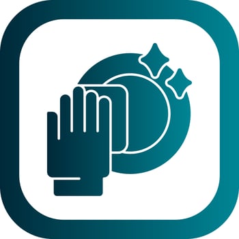 Washing Dishes Vector Icon Design