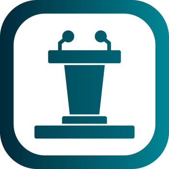 Podium Vector Icon Design