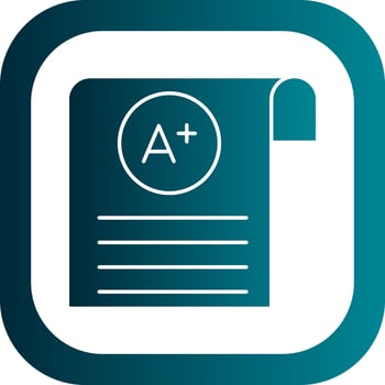 Student Grades Vector Icon Design
