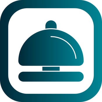 Desk Bell Vector Icon Design