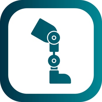 Prothesis Vector Icon Design