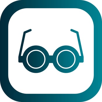 Glasses Vector Icon Design