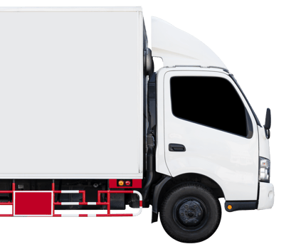 Half white 6 wheel truck png