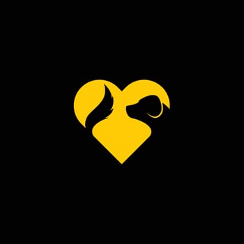 Logo vector pet animal editable