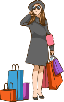 shopping png graphic clipart design
