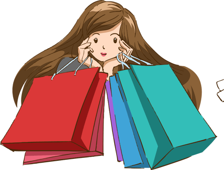 shopping png graphic clipart design