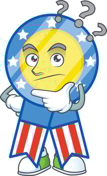 USA medal icon design vector