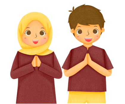Muslim showing respect gesture png