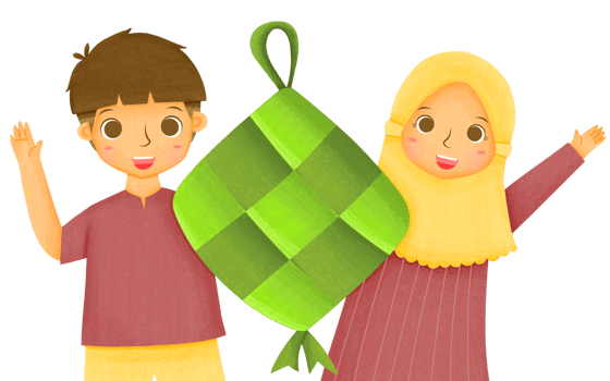 Kids Celebrate Eid Al- Fitr png