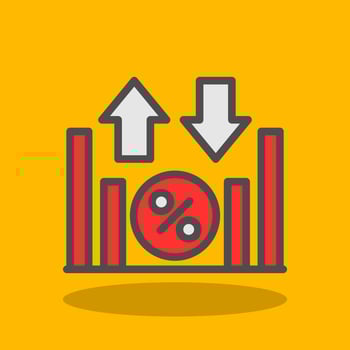 Floating Interest Vector Icon Design