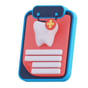 3d illustration dental data portfolio png
