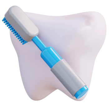 3d illustration brushing teeth png