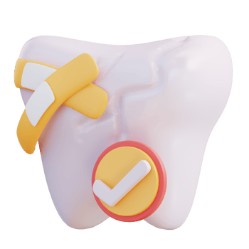 3d illustration of cavities treatment png