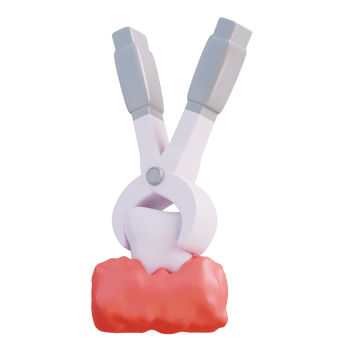 3d illustration of tooth extraction tank tool png