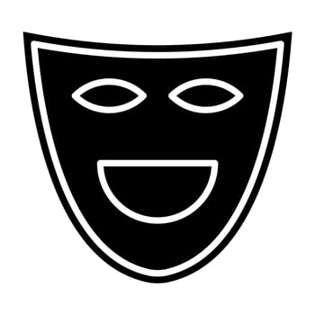 Drama Icon Style vector