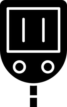 Glucose Checkup Icon Style vector