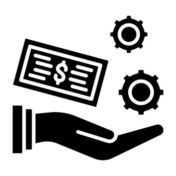 Service Charge Icon Style vector
