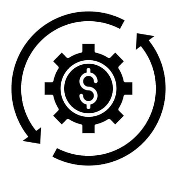 Business Automation Icon Style vector